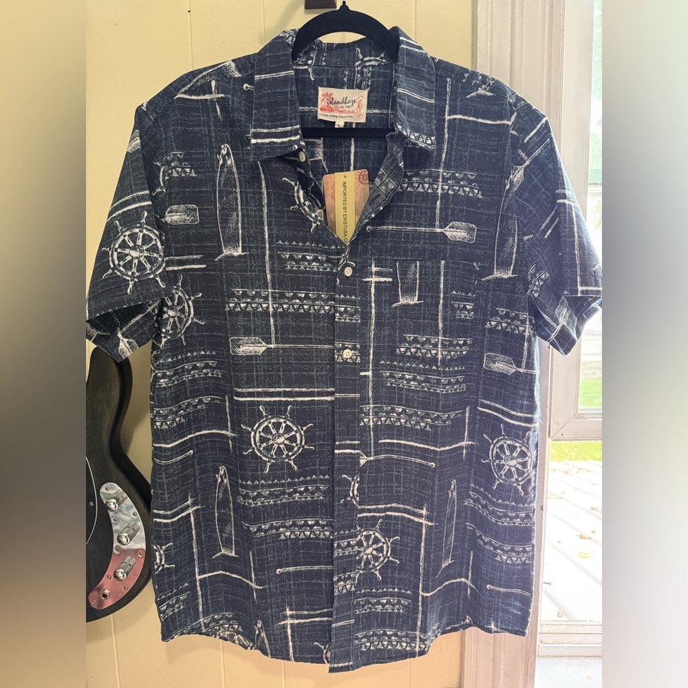 Islandhaze Navy Checkered Shirt